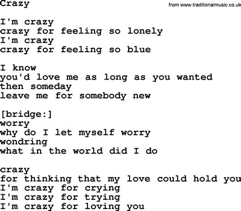 crazy lyrics